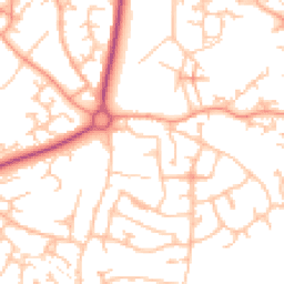 Daytime road noise heatmap for TF4 2AL