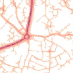 Daytime road noise heatmap for TF4 2AS