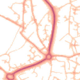 Daytime road noise heatmap for TF4 2BB