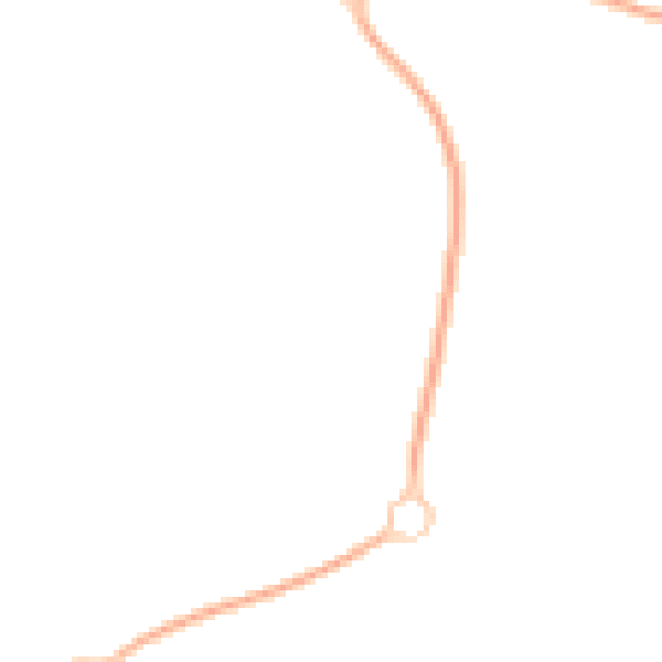 Night-time road noise heatmap for TF4 2BD