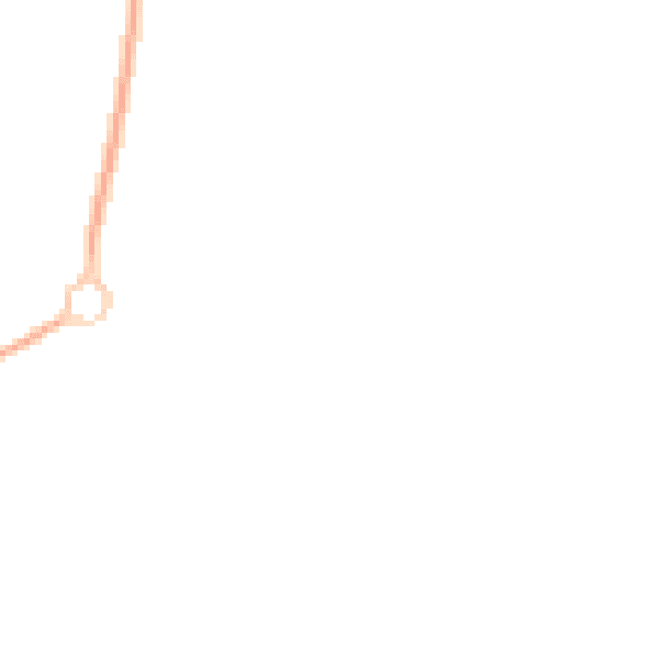 Night-time road noise heatmap for TF4 2BJ
