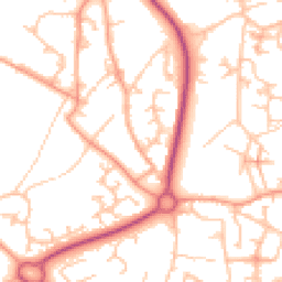 Daytime road noise heatmap for TF4 2BT