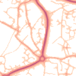 Daytime road noise heatmap for TF4 2BU
