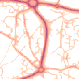 Daytime road noise heatmap for TF4 2BZ
