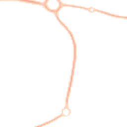 Night-time road noise heatmap for TF4 2BZ