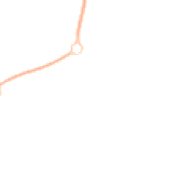 Night-time road noise heatmap for TF4 2DD