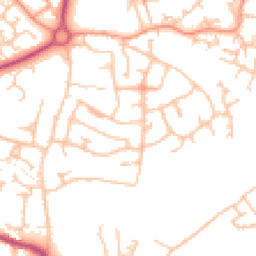 Daytime road noise heatmap for TF4 2DF