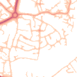 Daytime road noise heatmap for TF4 2DG