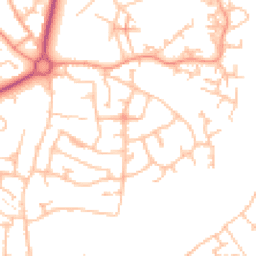Daytime road noise heatmap for TF4 2DN