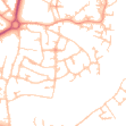 Daytime road noise heatmap for TF4 2DQ