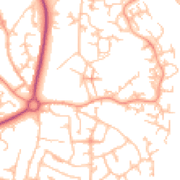 Daytime road noise heatmap for TF4 2DT