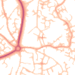 Daytime road noise heatmap for TF4 2DU