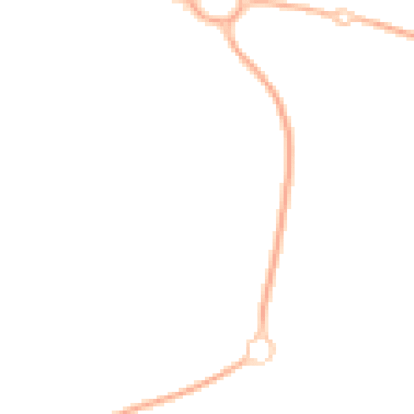 Night-time road noise heatmap for TF4 2ER