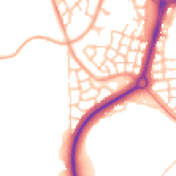 Daytime road noise heatmap for TF4 2FQ