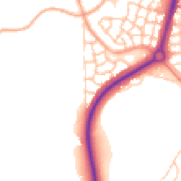 Daytime road noise heatmap for TF4 2FY