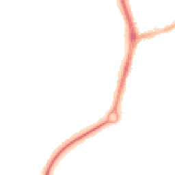 Night-time road noise heatmap for TF4 2GG
