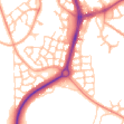 Daytime road noise heatmap for TF4 2GJ