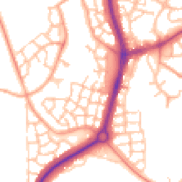 Daytime road noise heatmap for TF4 2GP