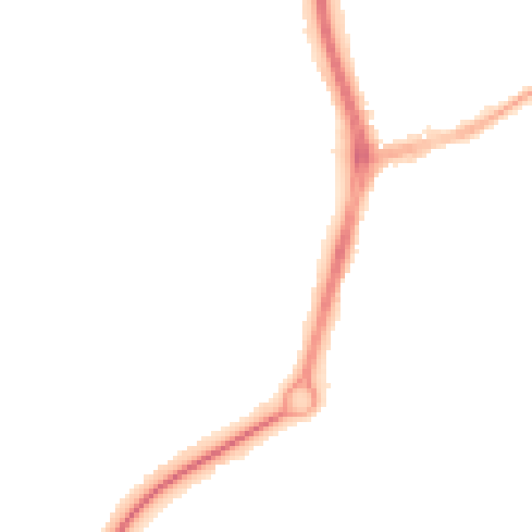 Night-time road noise heatmap for TF4 2GP