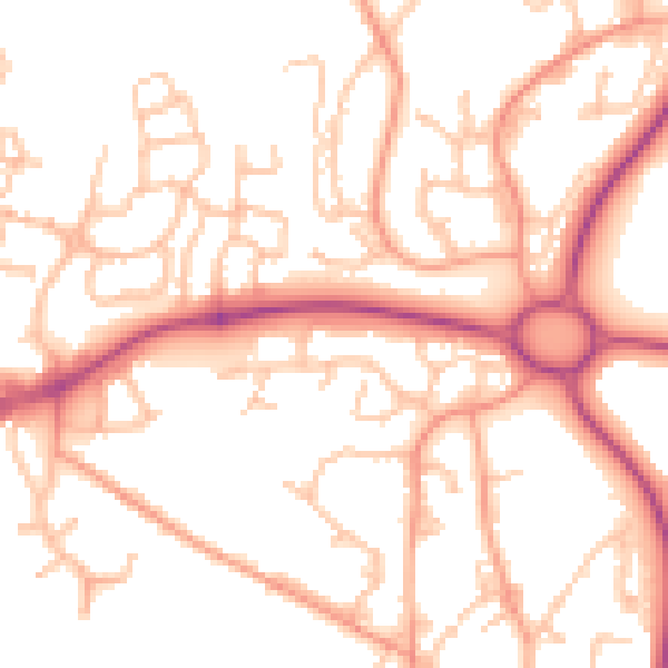 Daytime road noise heatmap for TF4 2GT