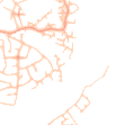 Daytime road noise heatmap for TF4 2HA