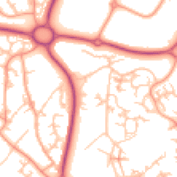 Daytime road noise heatmap for TF4 2JA