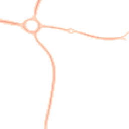 Night-time road noise heatmap for TF4 2JA