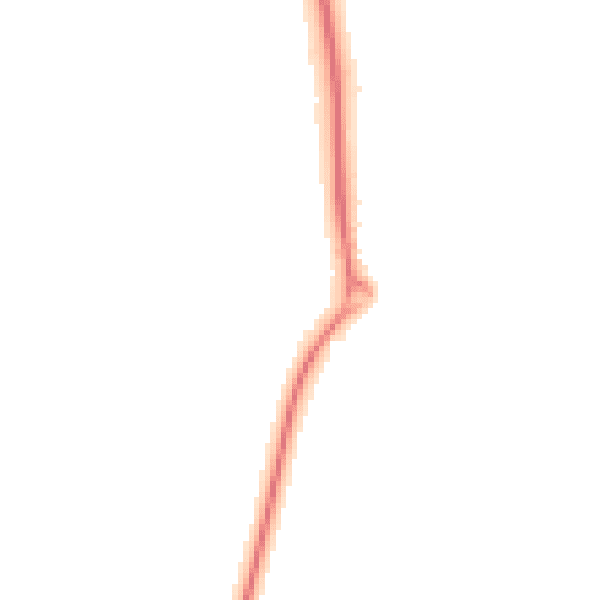 Night-time road noise heatmap for TF4 2LD