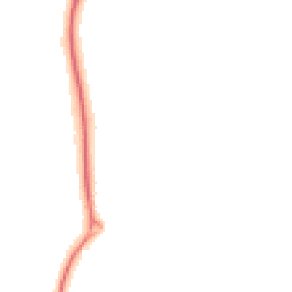 Night-time road noise heatmap for TF4 2NB