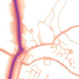 Daytime road noise heatmap for TF4 2ND