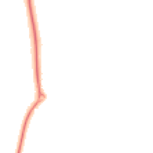 Night-time road noise heatmap for TF4 2ND