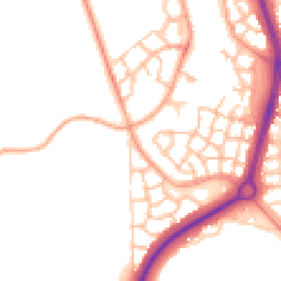 Daytime road noise heatmap for TF4 2NX