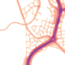 Daytime road noise heatmap for TF4 2PB