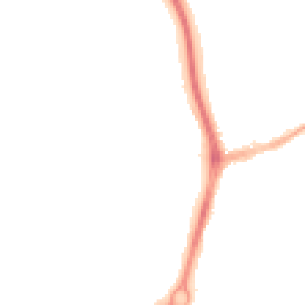 Night-time road noise heatmap for TF4 2PY
