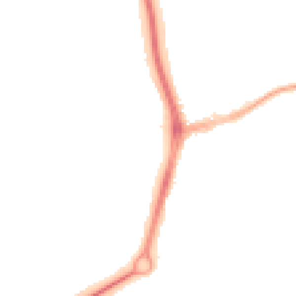 Night-time road noise heatmap for TF4 2PZ