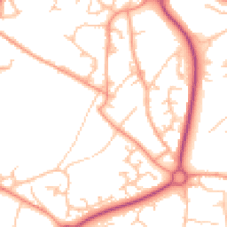 Daytime road noise heatmap for TF4 2QB