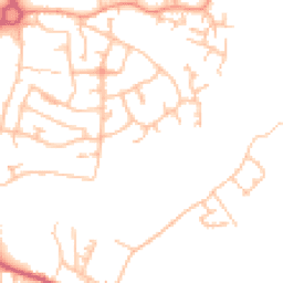 Daytime road noise heatmap for TF4 2QR