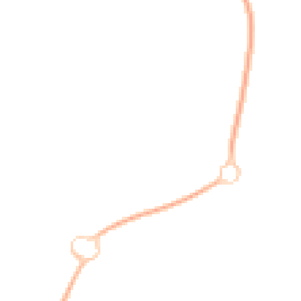 Night-time road noise heatmap for TF4 2QY
