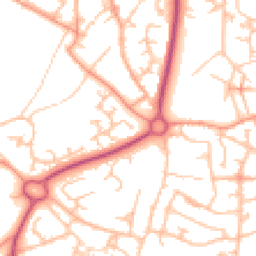Daytime road noise heatmap for TF4 2RA