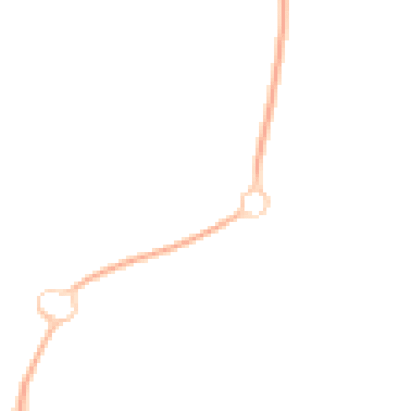 Night-time road noise heatmap for TF4 2RA