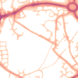 Daytime road noise heatmap for TF4 2RL
