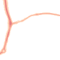 Night-time road noise heatmap for TF4 2RY