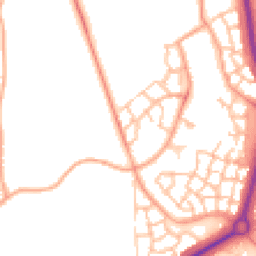 Daytime road noise heatmap for TF4 2SA