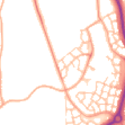 Daytime road noise heatmap for TF4 2SB