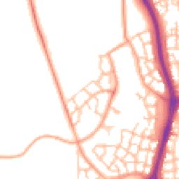 Daytime road noise heatmap for TF4 2SF