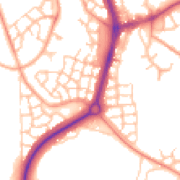 Daytime road noise heatmap for TF4 2SH