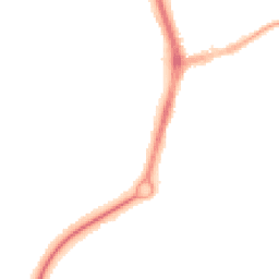 Night-time road noise heatmap for TF4 2SJ