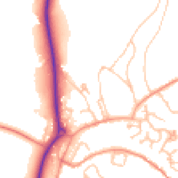 Daytime road noise heatmap for TF4 2SQ