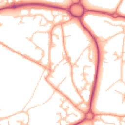 Daytime road noise heatmap for TF4 2SS