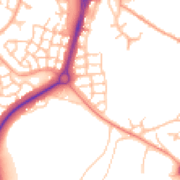 Daytime road noise heatmap for TF4 2SW